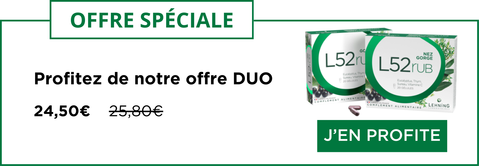 Pack Nez Gorge Laboratoires Lehning